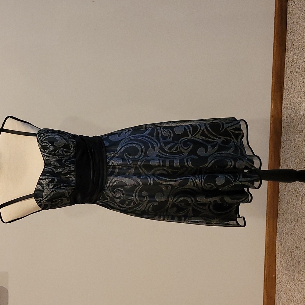 Black and Silver dress